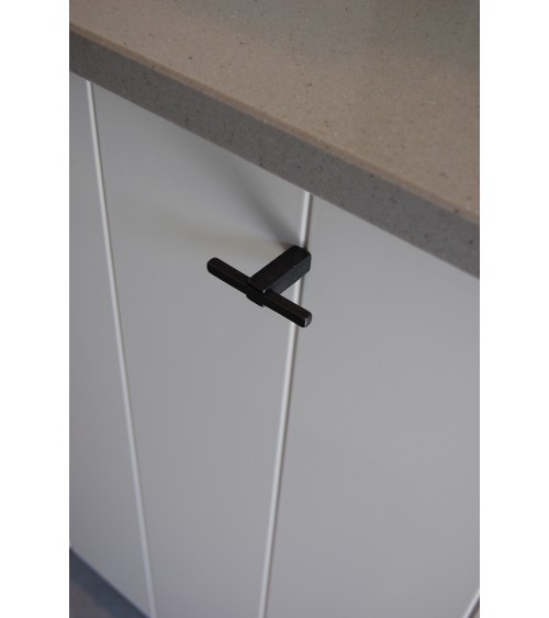 Bouton de meuble géométrique en bronze PTT -  poignée design