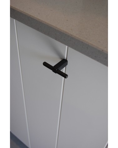Bouton de meuble géométrique en bronze PTT -  poignée design