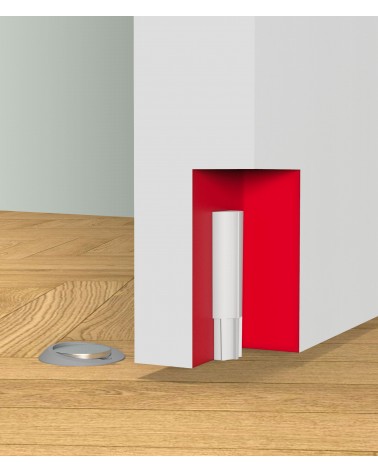 Butée de porte magnétique Verum Stoppino Open - innovation 2023 - très discret -  poignée design