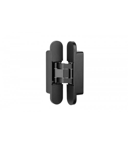 Charnière 3D de couleur noire pour une porte invisible