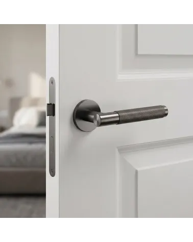 Poignée de Porte Texturée pour une déco authentique - Modèle Time Slim