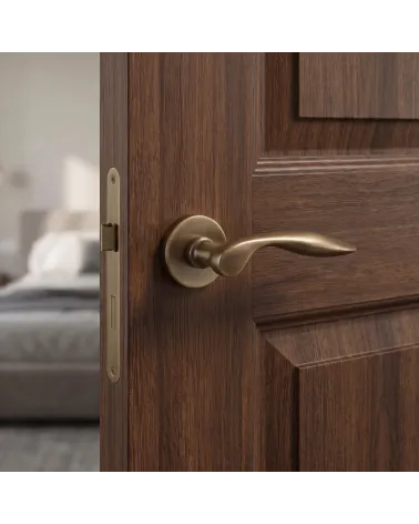 Poignée de Porte Patine Antique Chaleureux - Modèle TUPAI 1938