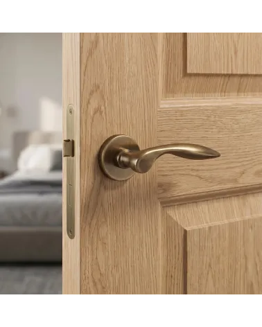 Poignée de Porte Patine Antique Chaleureux - Modèle TUPAI 1938