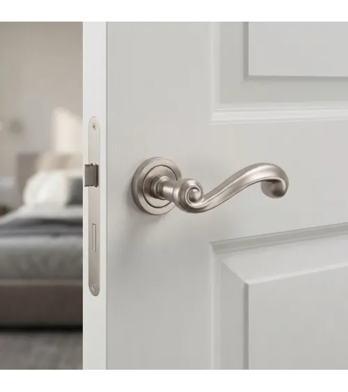 Poignée de porte Nickel brossé TUPAI 738 poignée design