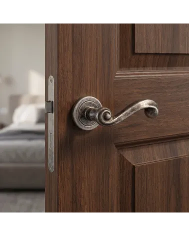Poignée de Porte Noire Élégante et Captivante - Modèle TUPAI 738