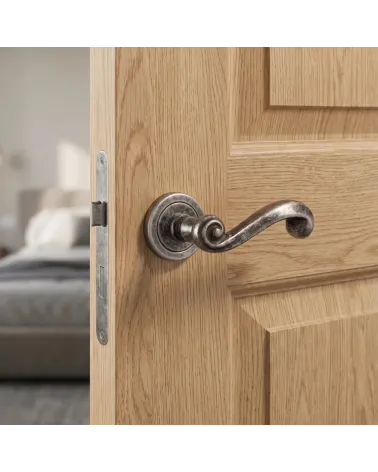 Poignée de Porte Noire Élégante et Captivante - Modèle TUPAI 738