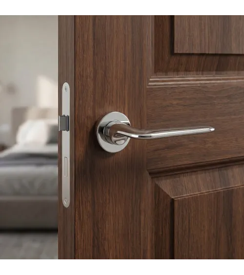 Poignée de porte chrome poli Ento Elan poignée design