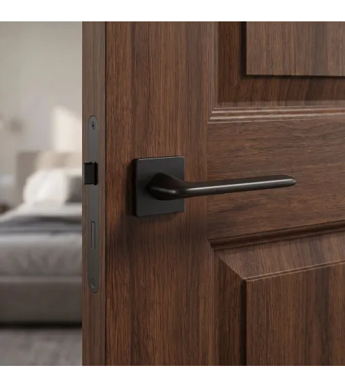 Poignée de porte noire LILA poignée design