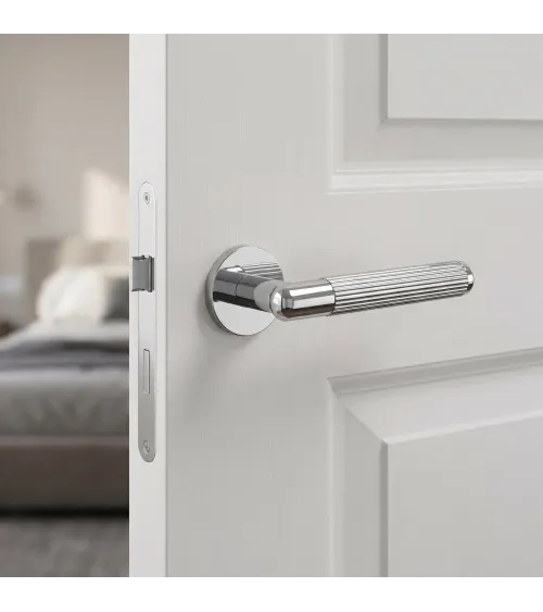 Poignée de porte or poli LOBELLIA porte intérieure design