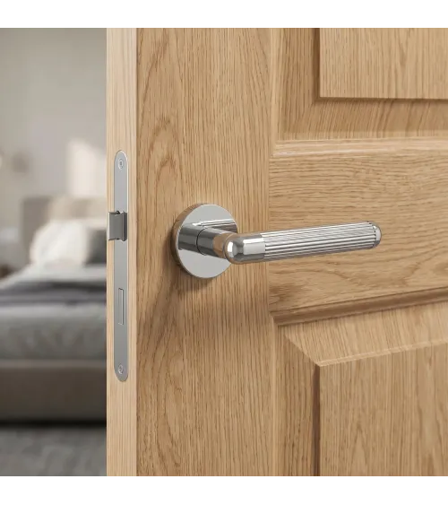 Poignée de porte or poli LOBELLIA porte intérieure design