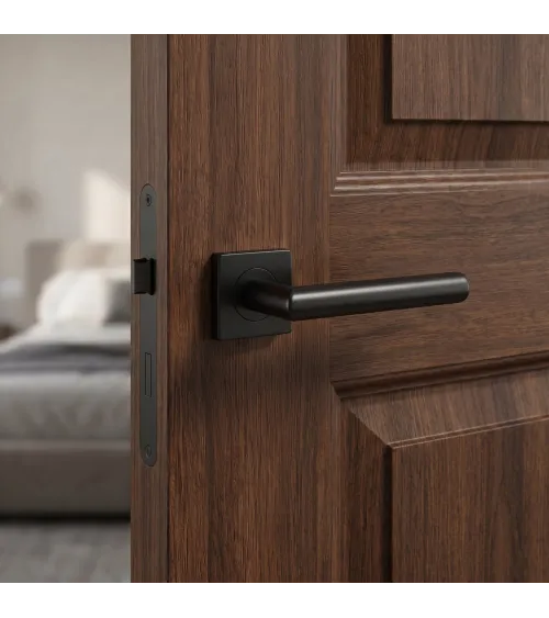 Poignée de porte sur plaque carrée KVADRAT 1701