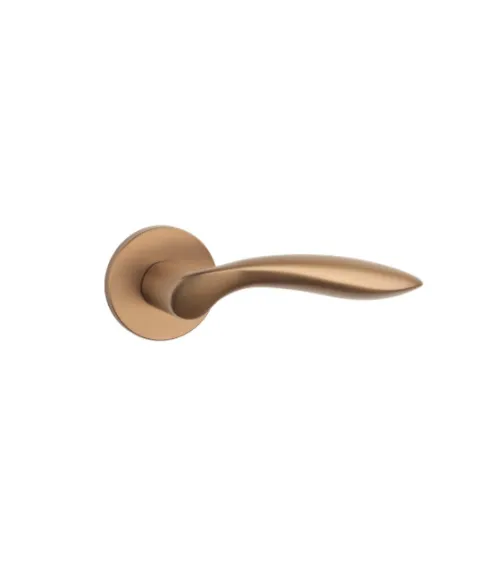 Poignée de porte STILE PULIA en aluminium marron clair