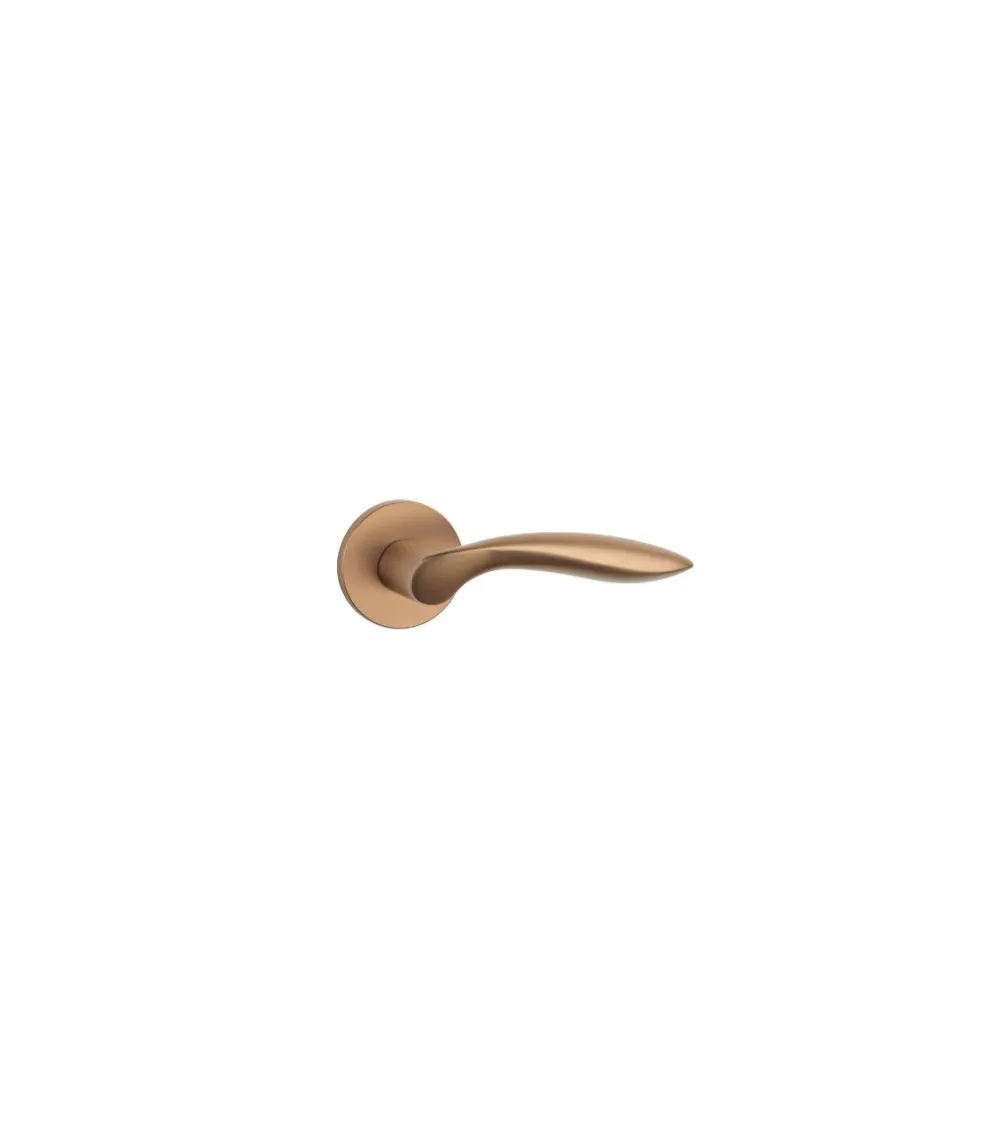 Poignée de porte STILE PULIA en aluminium marron clair