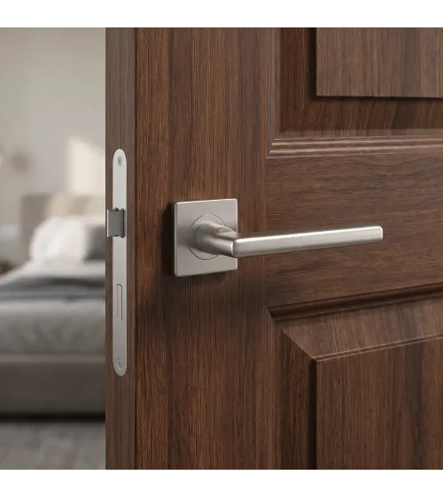 Poignée de porte couleur inox KVADRAT 1702 poignée design