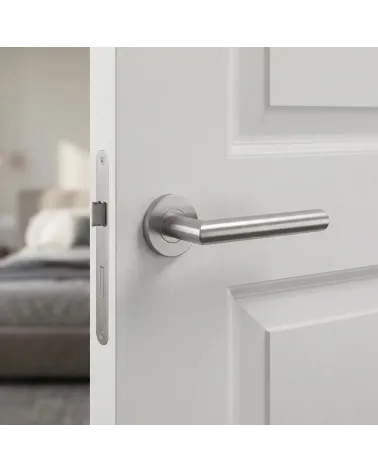 Poignée de Porte en Inox pour une déco minimaliste - Modèle OVAL 1701