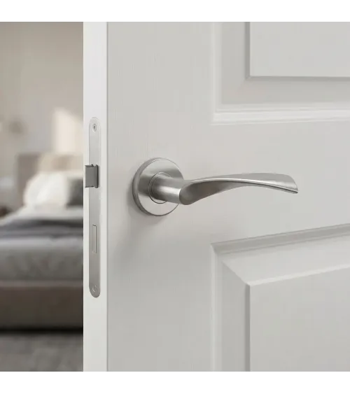 Poignée de porte contemporaine OVAL 1708 quincaillerie design