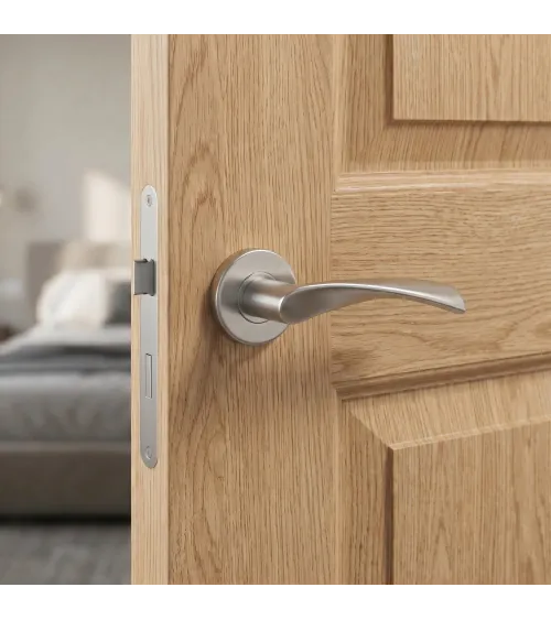 Poignée de porte contemporaine OVAL 1708 quincaillerie design
