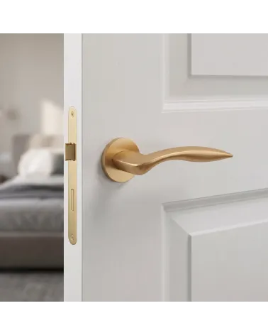 Poignée de Porte sur Plaque Ronde pour une déco charmante - ROBINE
