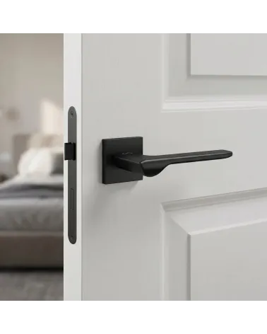 Poignées de porte en zamak LIGNE carrées