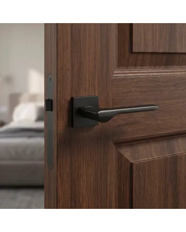 Poignées de porte en zamak LIGNE carrées
