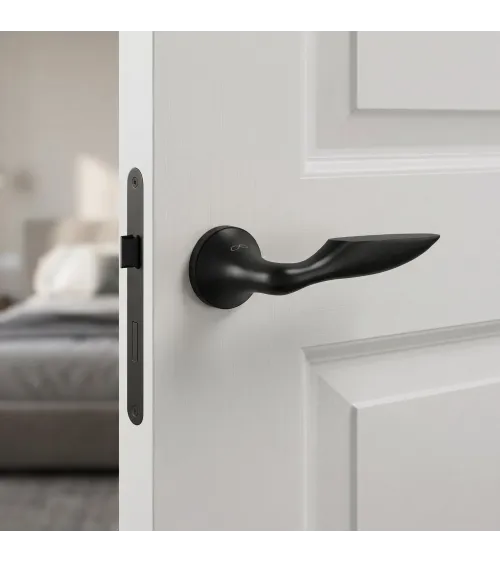 Poignée de porte noire DOUCE poignée design