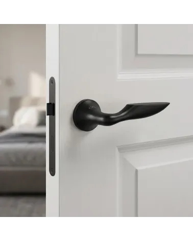 Poignées de porte noires DOUCE