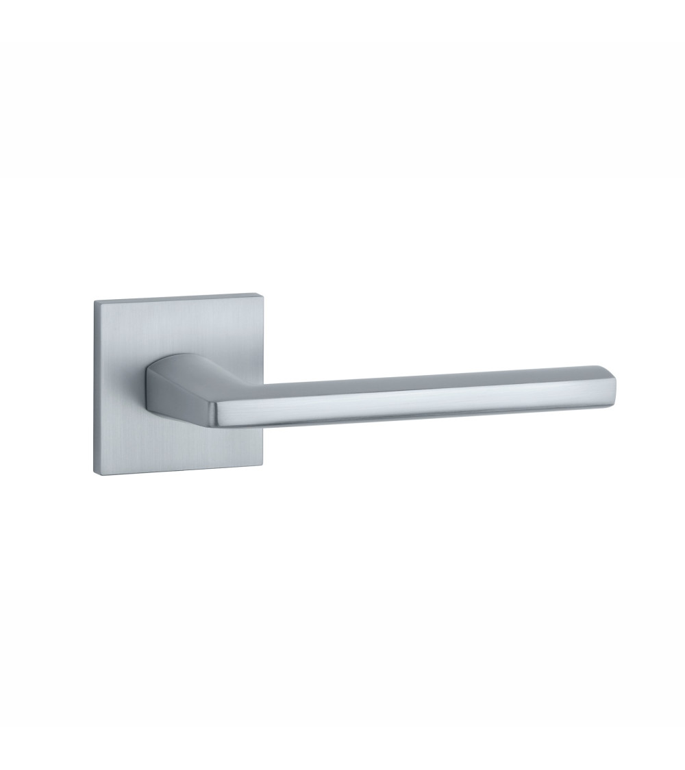 Poignée de porte chrome satiné EURA poignée design