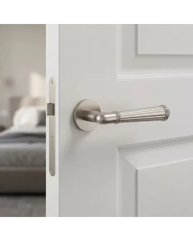 Poignée de porte ARIDA Nickel | Millapoignées