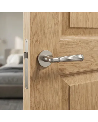 Poignée de porte ARIDA Nickel | Millapoignées