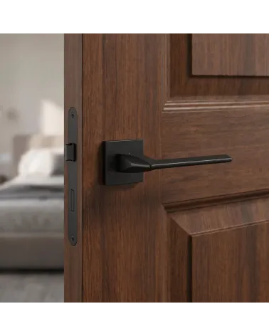 Poignée de Porte Noire pour une allure sophistiquée - Modèle EVER