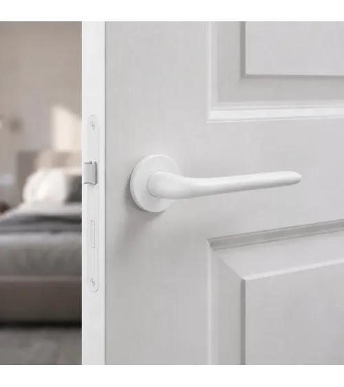 Poignée de porte blanche AZALIA poignée design