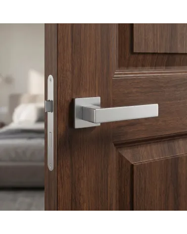 Poignée de Porte Chrome Poli à la beauté subtile - Modèle PINA