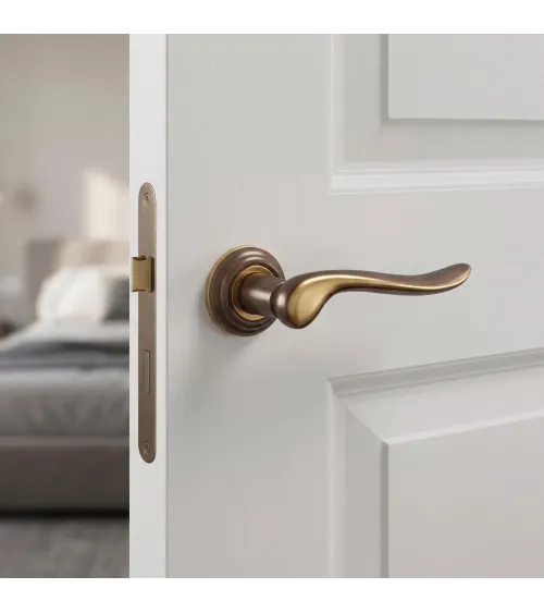 Poignée de porte bronze Mandelli Rondò poignée design