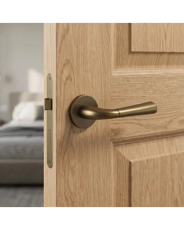 Poignées de porte bronze mat Mandelli Start