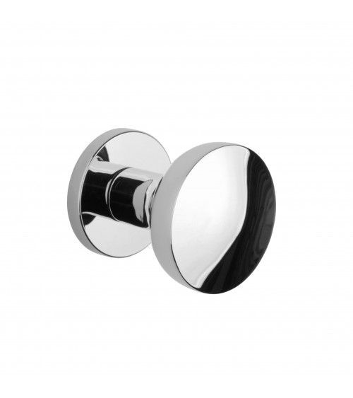 Bouton de porte noir MESA Rond mobile -  poignée design