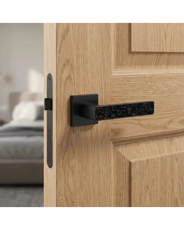 Poignées de porte noires GLAMOUR