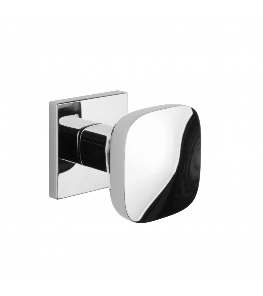 Bouton de porte noire KIAMA carré -  poignée design