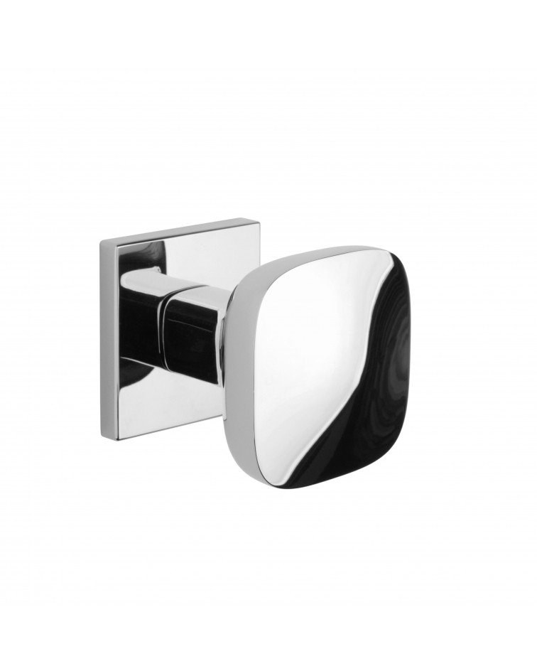 Bouton de porte noire KIAMA carré -  poignée design