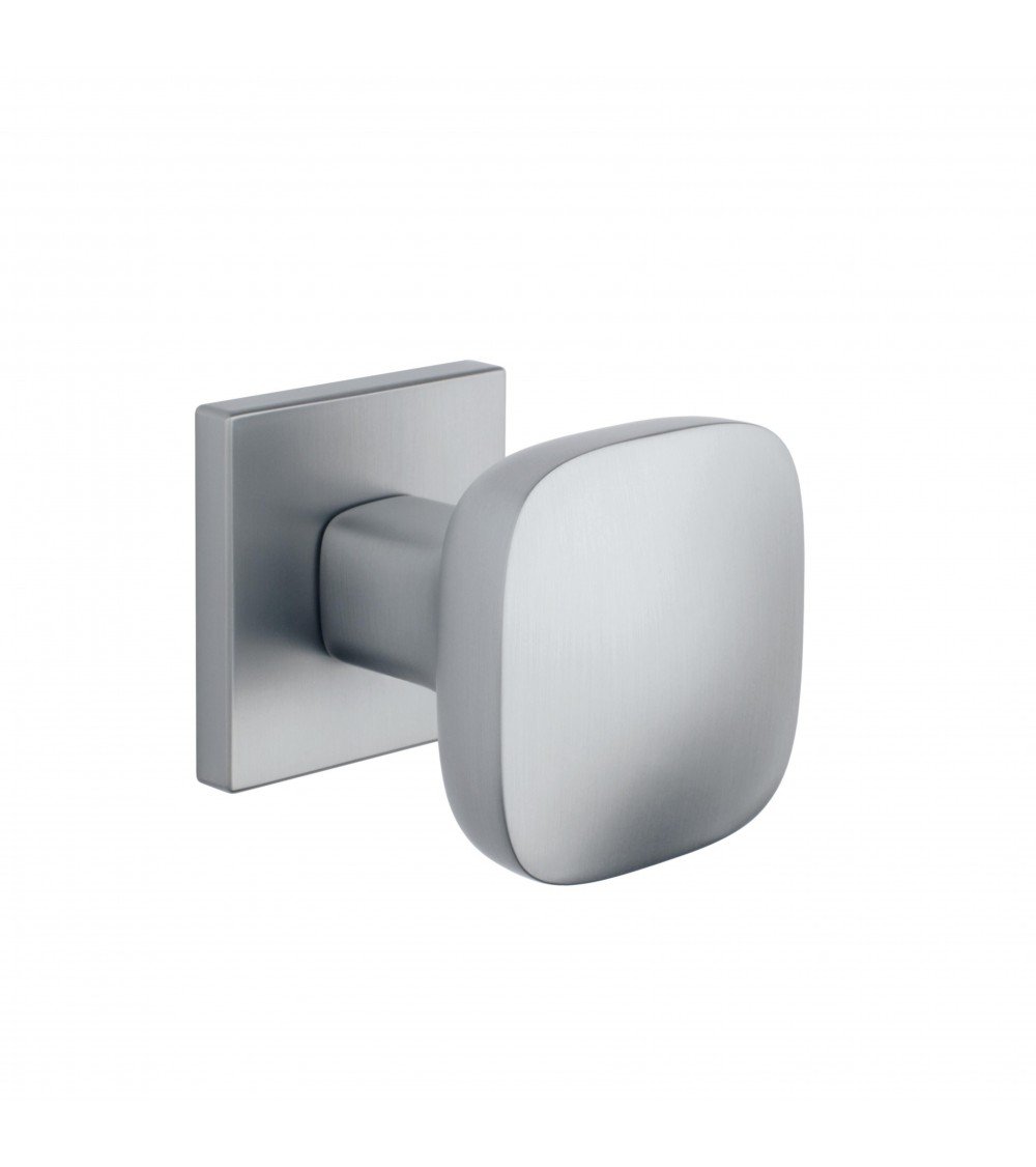 Bouton de porte noire KIAMA carré -  poignée design