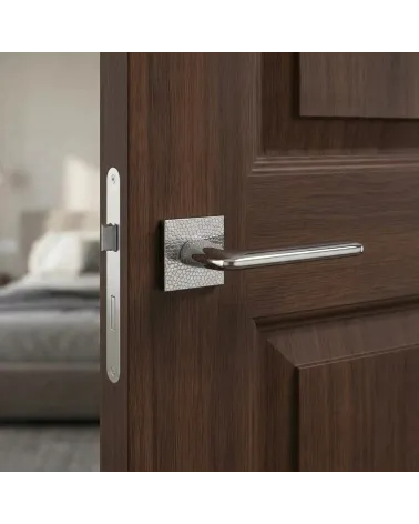 Poignée de Porte Chrome Poli Miroitante - Modèle TUPAI 4165-T1
