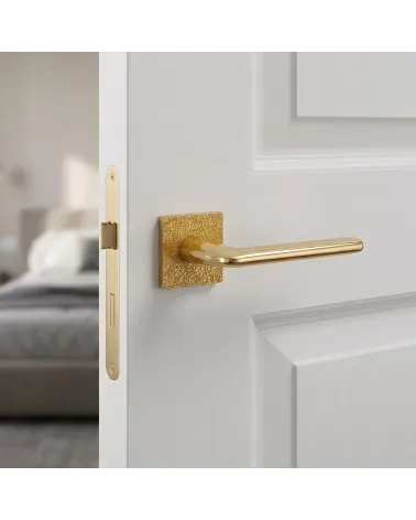 Poignée de Porte en Laiton Élégante et Robuste - Modèle TUPAI 4165-T3
