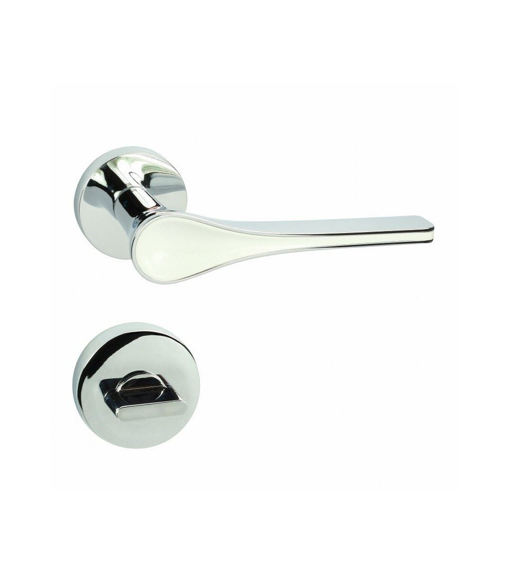 Poignée de porte Futuriste DOM Polaris Ronde WC -  poignée design