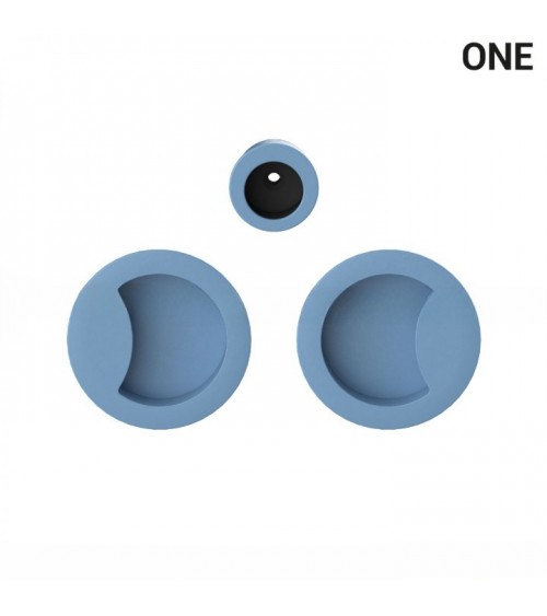Poignée pour porte coulissante couleur bleu océan Colombo Design Mood One poignée design