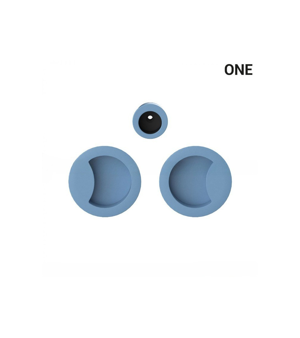 Poignée pour porte coulissante couleur bleu océan Colombo Design Mood One poignée design