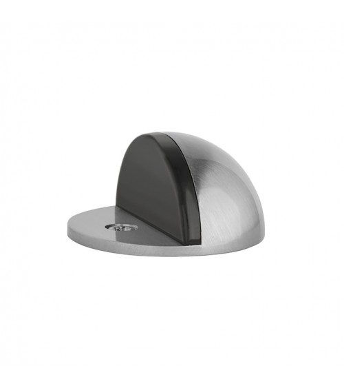 Butées de portes chrome satiné DS21, pour sol-  poignée design