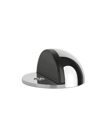Butées de portes chrome poli DS21, pour sol - poignée design