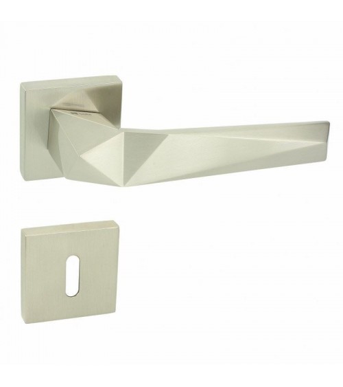 Poignée de porte DOM Pira QR à clé L -  poignée design