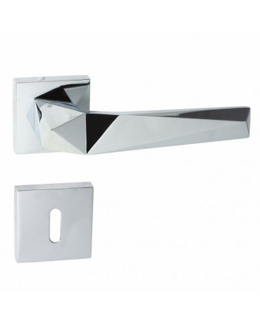 Poignée de porte DOM Pira QR à clé L -  poignée design