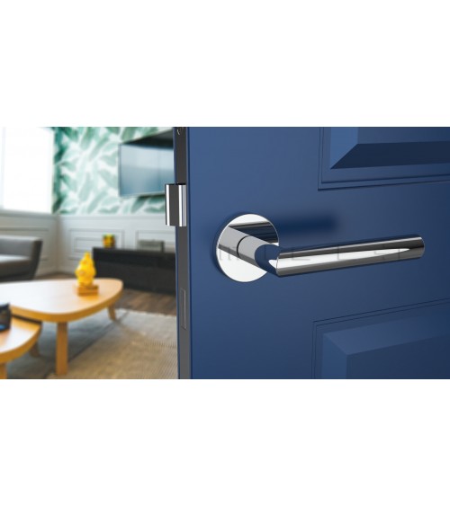 Poignée de porte couleur chrome poli ARABIS poignée design