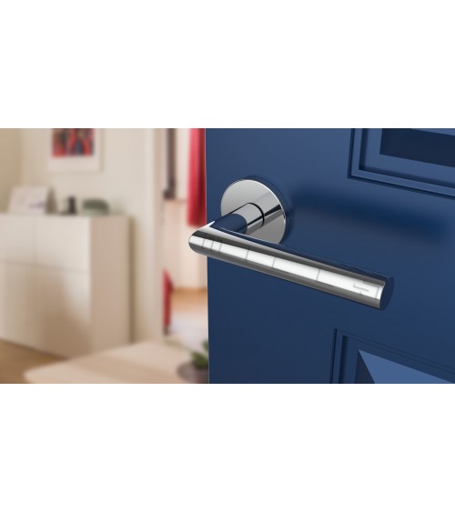 Poignée de porte couleur chrome poli ARABIS poignée design